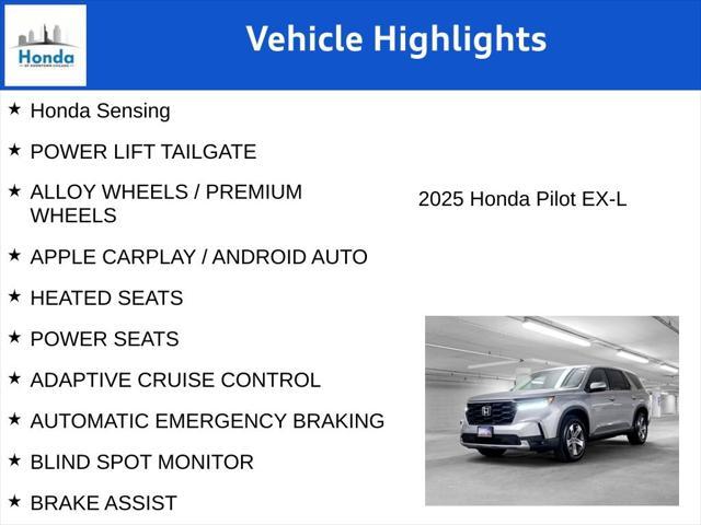 new 2025 Honda Pilot car, priced at $43,705