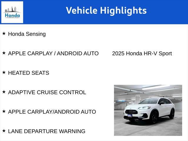 new 2025 Honda HR-V car, priced at $28,605