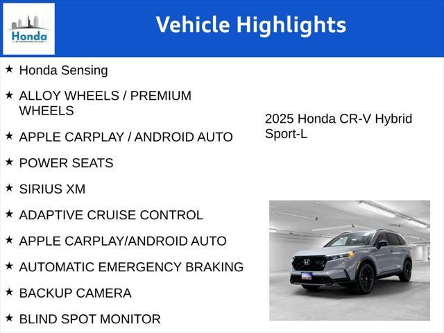 new 2025 Honda CR-V Hybrid car, priced at $38,801