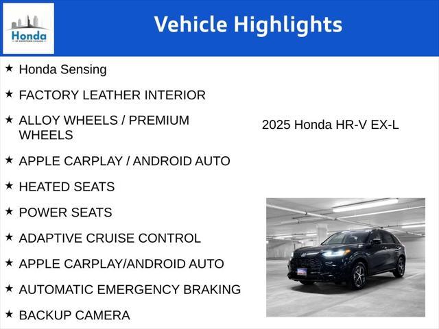 new 2025 Honda HR-V car, priced at $30,550