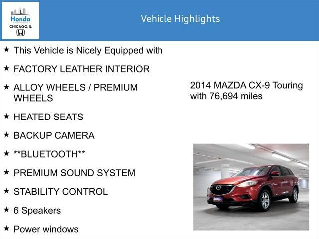 used 2014 Mazda CX-9 car, priced at $10,500