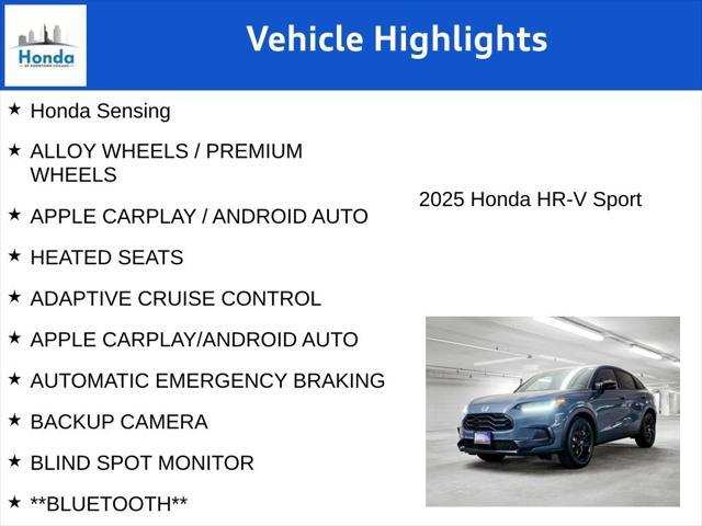 new 2025 Honda HR-V car, priced at $28,810