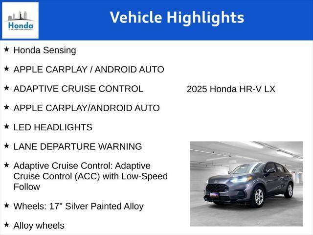 new 2025 Honda HR-V car, priced at $26,597