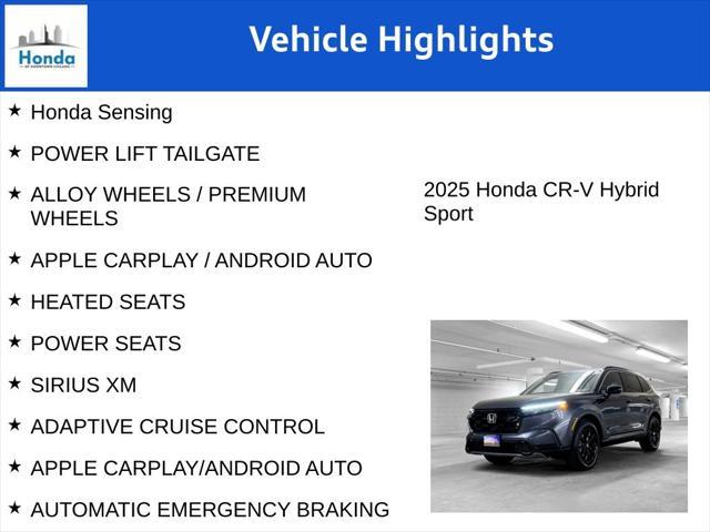 new 2025 Honda CR-V Hybrid car, priced at $35,661