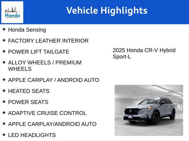 new 2025 Honda CR-V Hybrid car, priced at $39,095