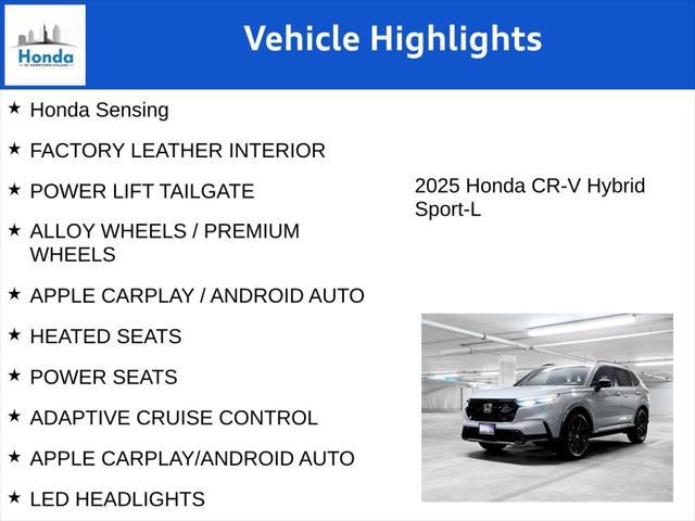 new 2025 Honda CR-V car, priced at $39,295