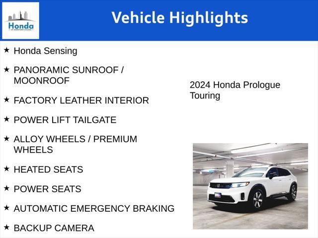 new 2024 Honda Prologue car, priced at $46,350