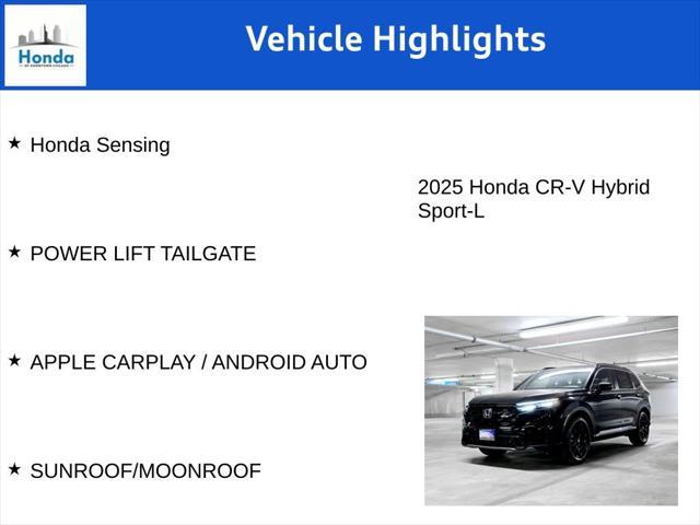 new 2025 Honda CR-V car, priced at $38,500