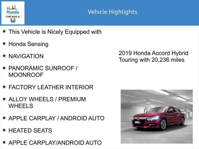 used 2019 Honda Accord Hybrid car, priced at $26,000