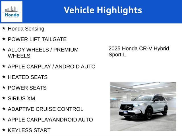 new 2025 Honda CR-V car, priced at $38,800