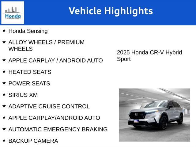 new 2025 Honda CR-V Hybrid car, priced at $35,616