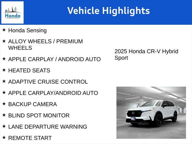 new 2025 Honda CR-V car, priced at $36,057