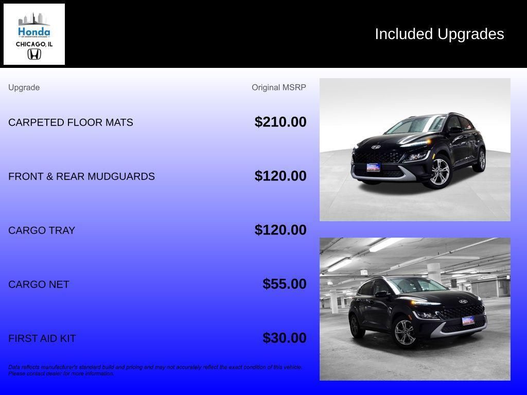 used 2023 Hyundai Kona car, priced at $18,000