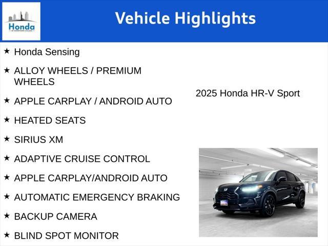 new 2025 Honda HR-V car, priced at $29,145