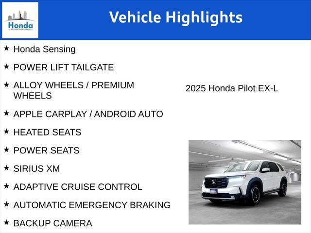 new 2025 Honda Pilot car, priced at $46,686