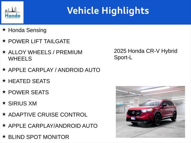 new 2025 Honda CR-V car, priced at $38,755