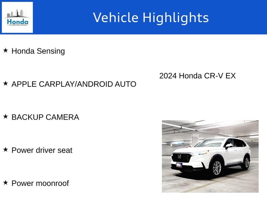 new 2024 Honda CR-V car, priced at $33,765