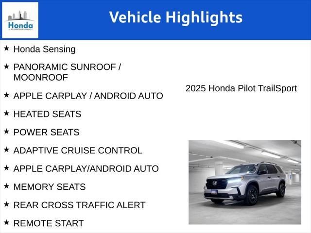 new 2025 Honda Pilot car, priced at $47,295