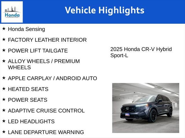 new 2025 Honda CR-V Hybrid car, priced at $38,300