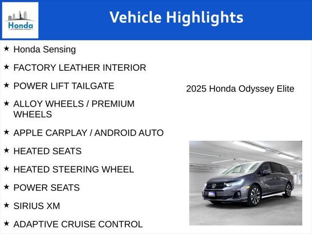 new 2025 Honda Odyssey car, priced at $48,093