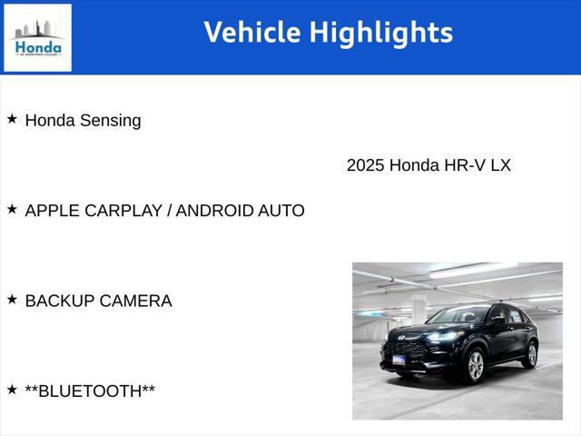 new 2025 Honda HR-V car, priced at $26,450