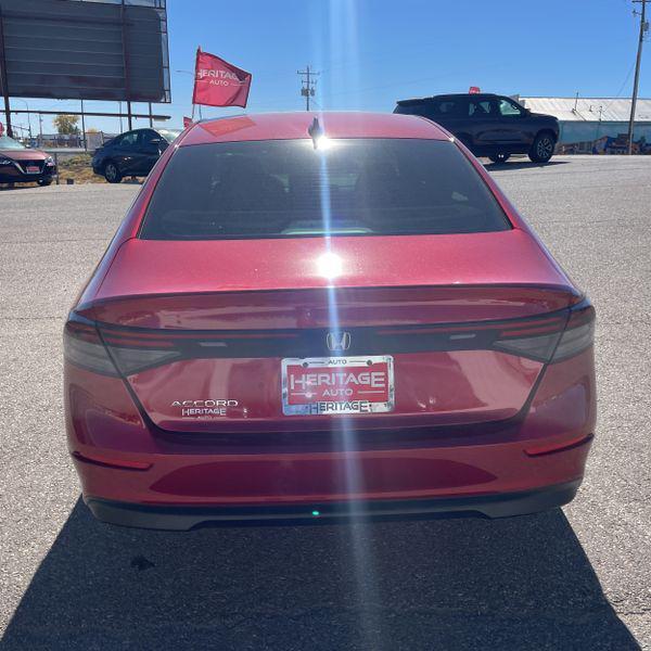 used 2023 Honda Accord car, priced at $25,500