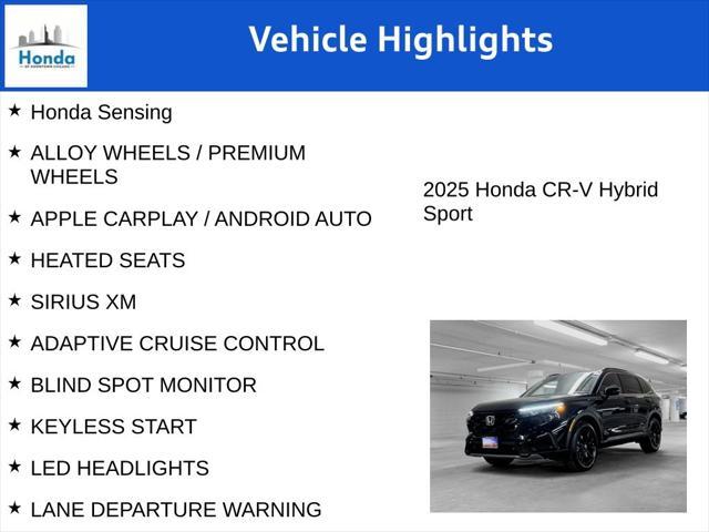 new 2025 Honda CR-V Hybrid car, priced at $35,616