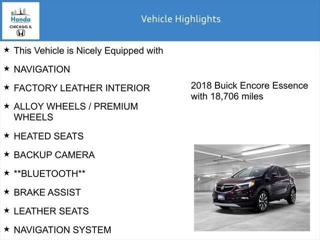 used 2018 Buick Encore car, priced at $16,750