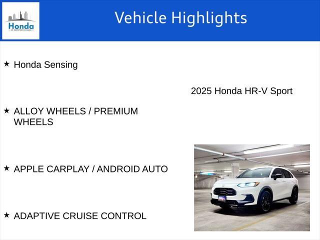 new 2025 Honda HR-V car, priced at $28,555