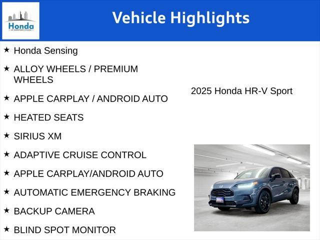 new 2025 Honda HR-V car, priced at $28,810