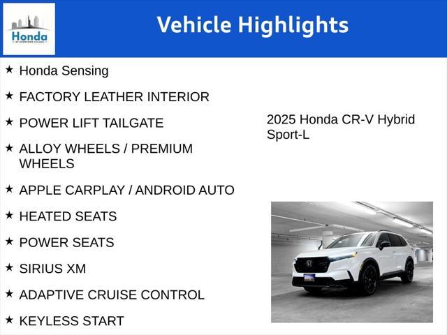 new 2025 Honda CR-V Hybrid car, priced at $38,756