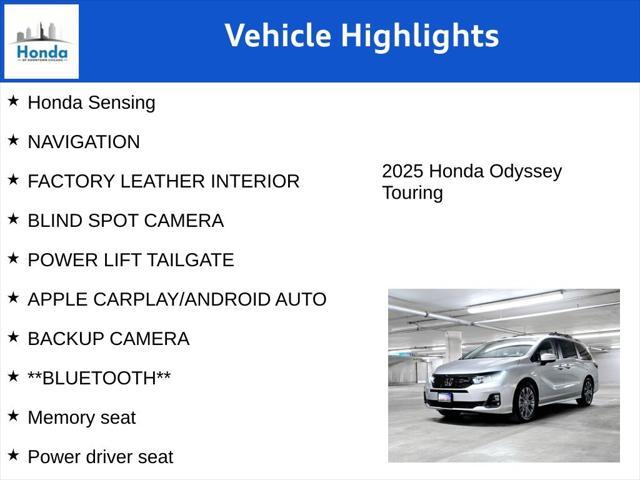 new 2025 Honda Odyssey car, priced at $43,805