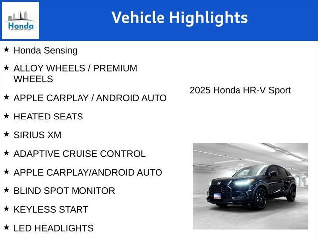 new 2025 Honda HR-V car, priced at $28,355