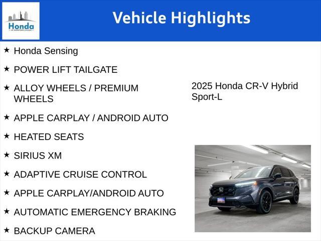 new 2025 Honda CR-V Hybrid car, priced at $38,346