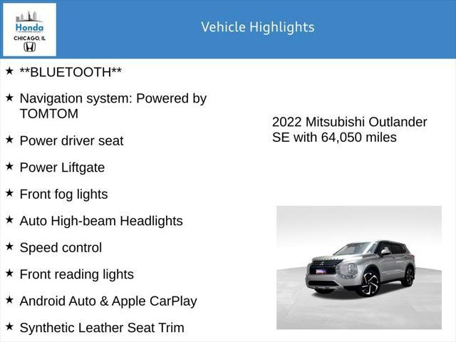 used 2022 Mitsubishi Outlander car, priced at $21,000