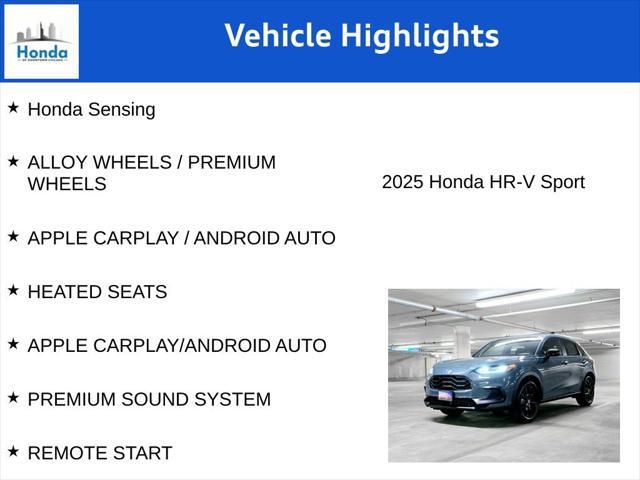 new 2025 Honda HR-V car, priced at $28,905