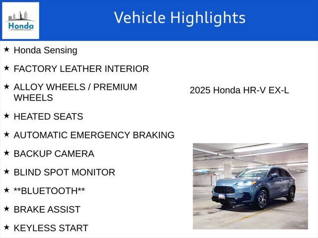 new 2025 Honda HR-V car, priced at $31,505