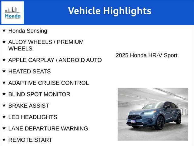 new 2025 Honda HR-V car, priced at $28,810