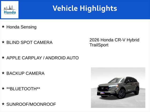 new 2026 Honda CR-V Hybrid car, priced at $40,650