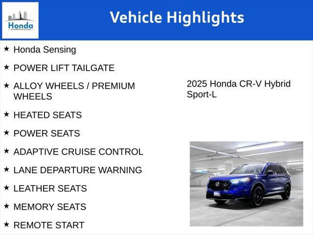 new 2025 Honda CR-V Hybrid car, priced at $39,255