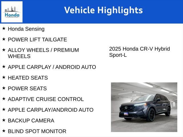 new 2025 Honda CR-V Hybrid car, priced at $38,600