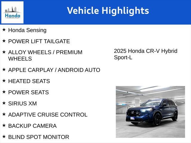 new 2025 Honda CR-V car, priced at $38,800