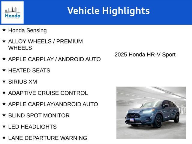 new 2025 Honda HR-V car, priced at $28,810