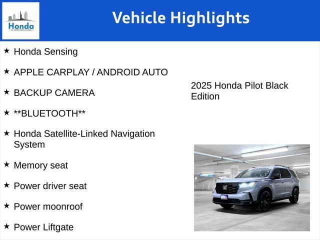 new 2025 Honda Pilot car, priced at $55,420