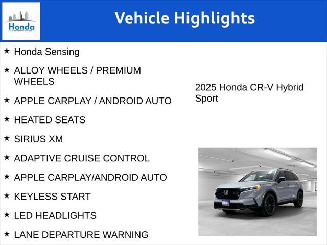 new 2025 Honda CR-V Hybrid car, priced at $36,071