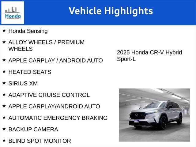 new 2025 Honda CR-V Hybrid car, priced at $38,346