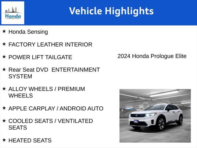 new 2024 Honda Prologue car, priced at $49,550