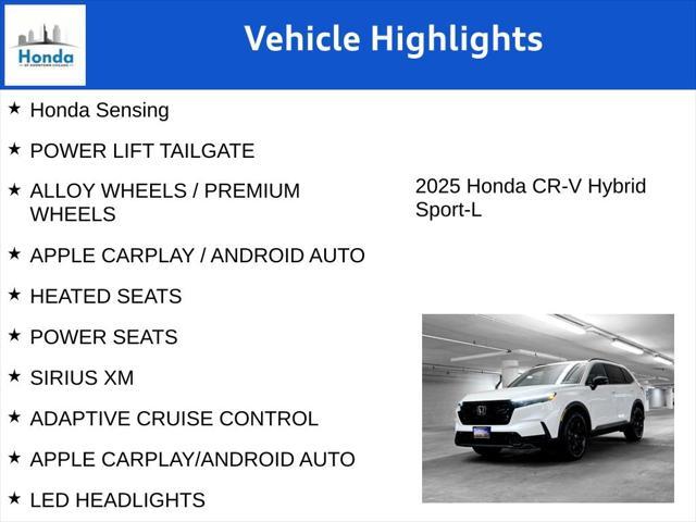 new 2025 Honda CR-V Hybrid car, priced at $39,255