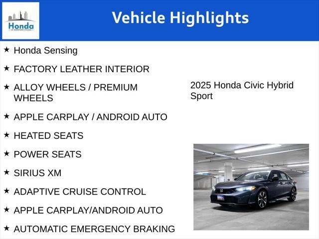 new 2025 Honda Civic car, priced at $31,450