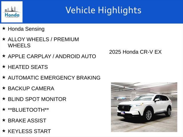 new 2025 Honda CR-V car, priced at $33,905